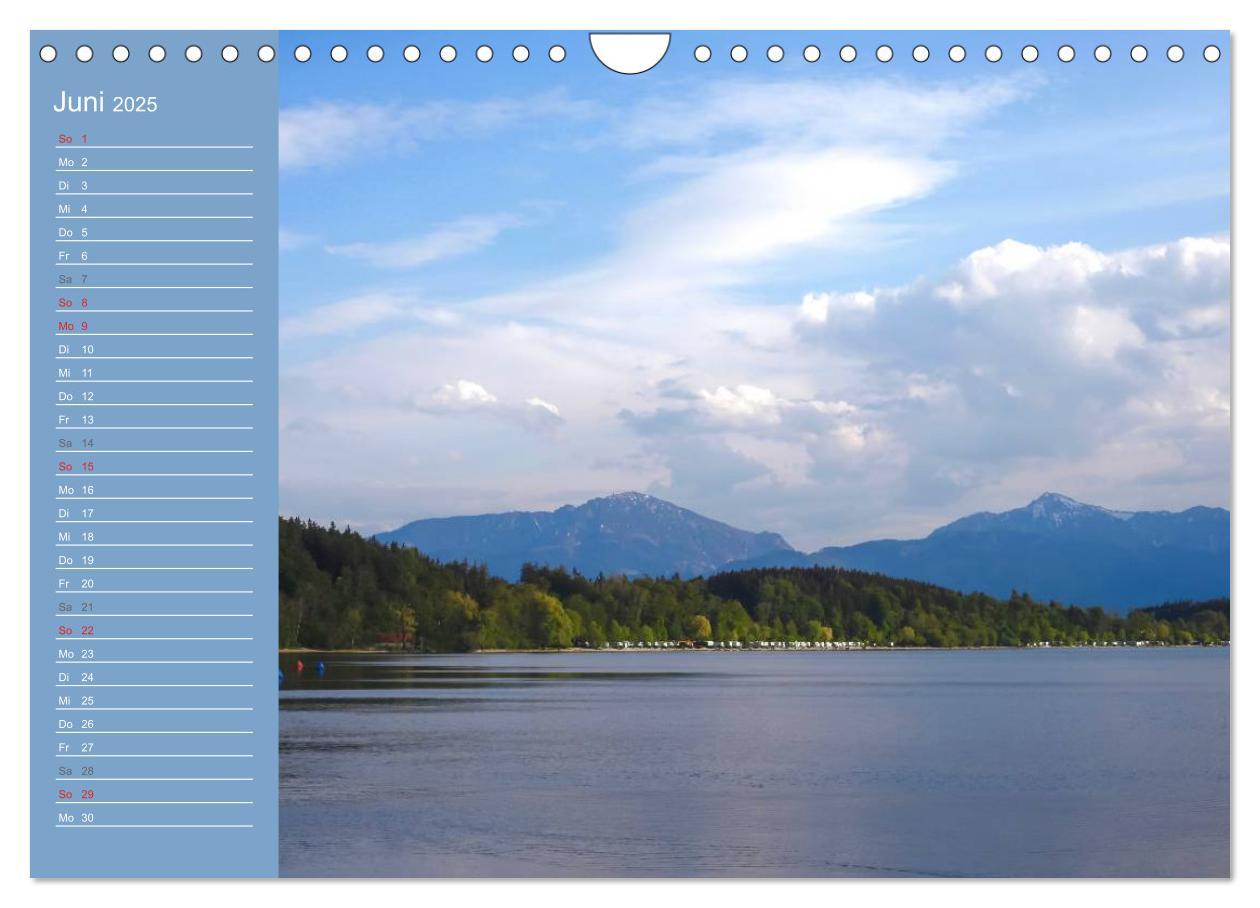 Bild: 9783435458851 | Am schönen Chiemsee (Wandkalender 2025 DIN A4 quer), CALVENDO...