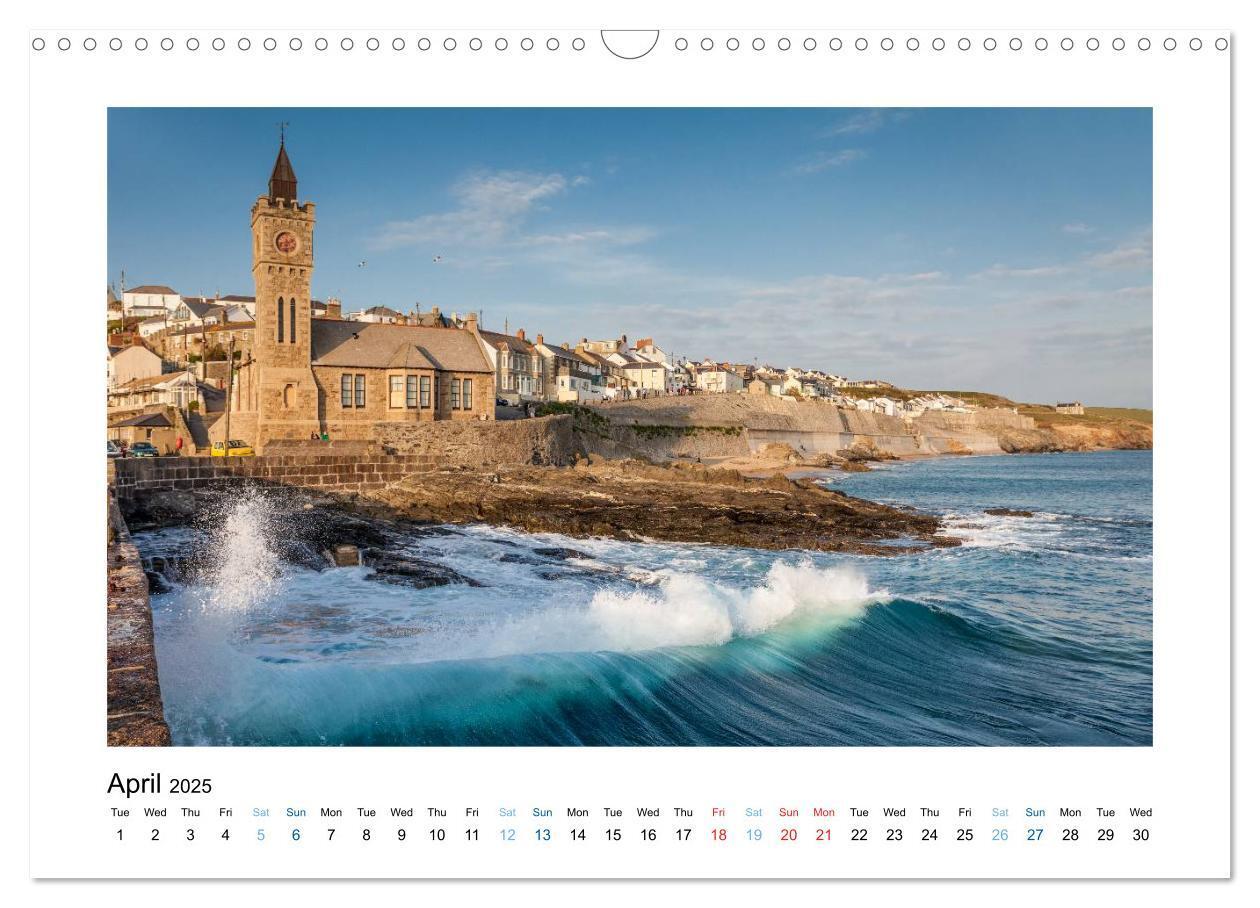 Bild: 9781325957392 | Cornwall - Between Land and Sea (Wall Calendar 2025 DIN A3...