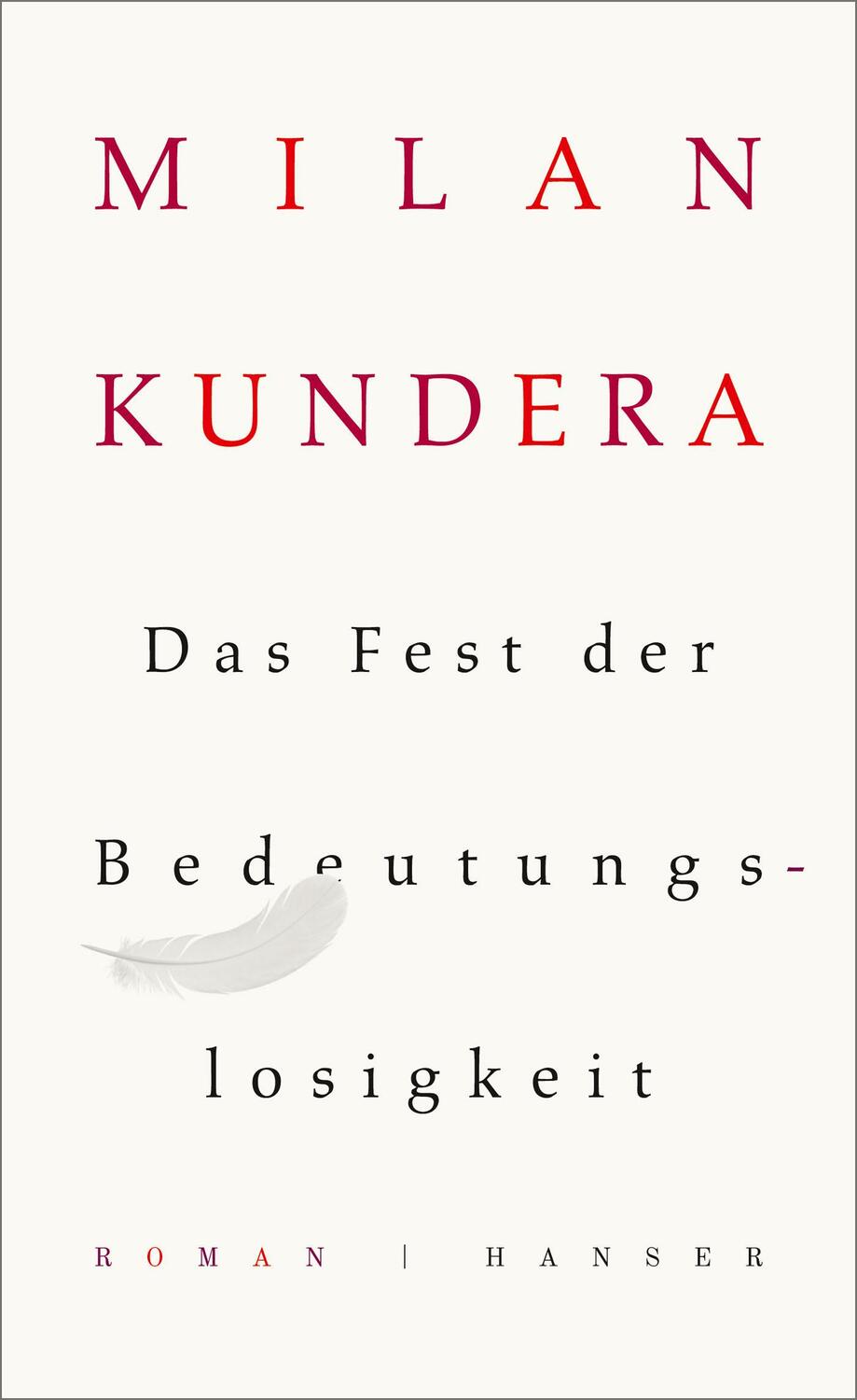 Cover: 9783446247635 | Das Fest der Bedeutungslosigkeit | Milan Kundera | Buch | 144 S.