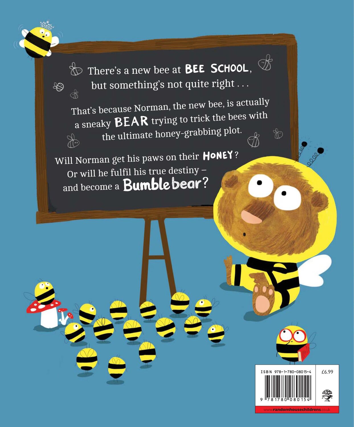 Rückseite: 9781780080154 | The Bumblebear | Nadia Shireen | Taschenbuch | 32 S. | Englisch | 2016