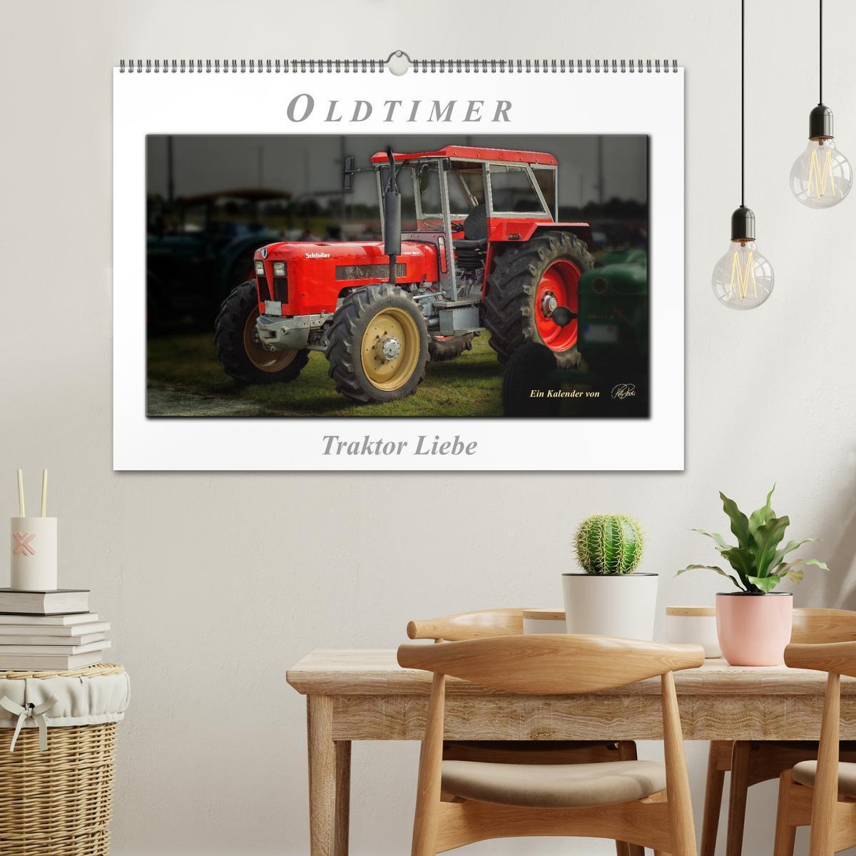 Bild: 9783435630066 | Oldtimer - Traktor Liebe (Wandkalender 2025 DIN A2 quer), CALVENDO...