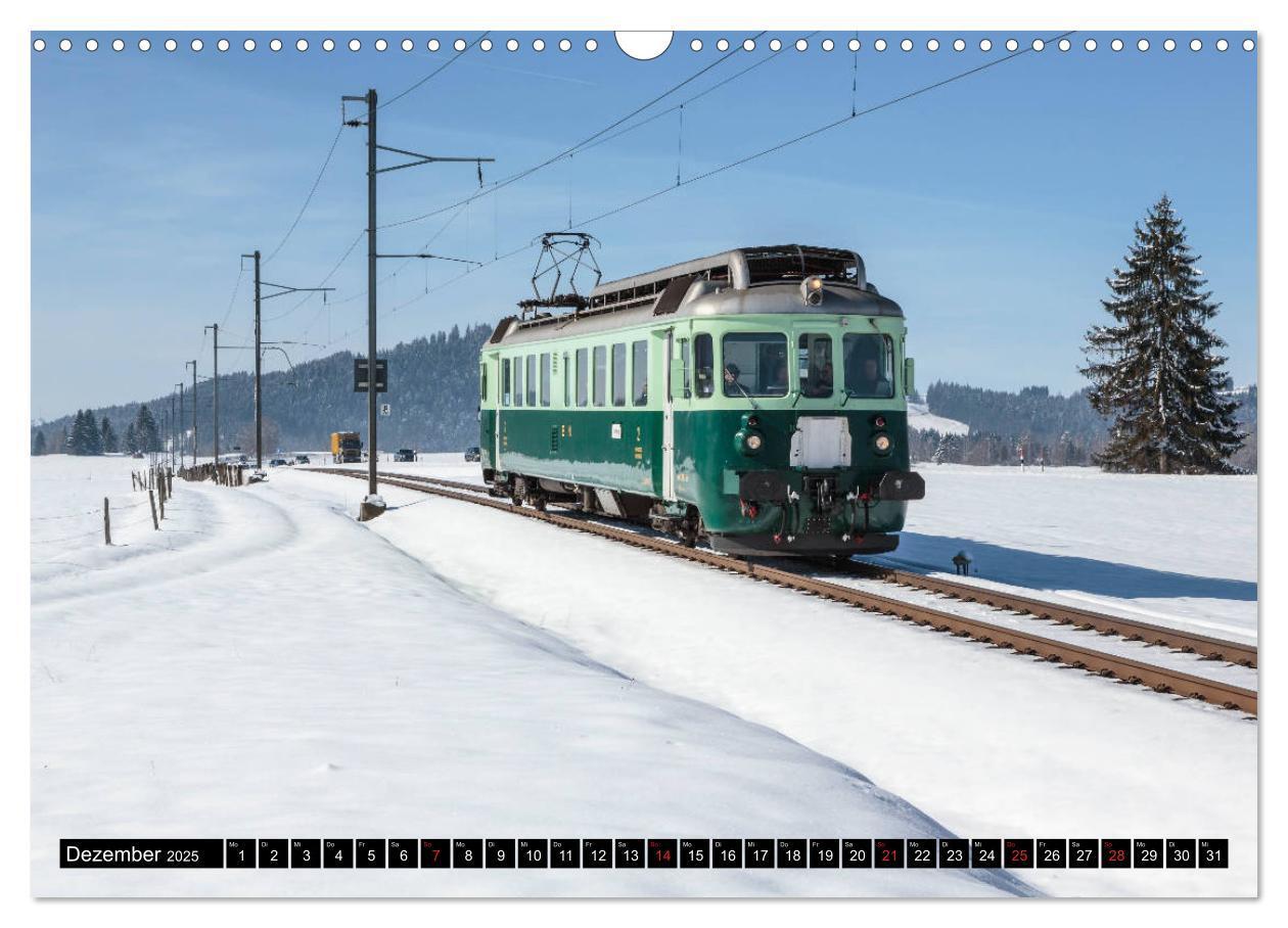 Bild: 9783435346110 | Eisenbahn-Nostalgie - Oldtimer auf Schweizer Schienen (Wandkalender...