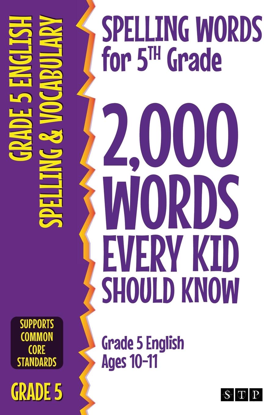 Cover: 9781912956319 | Spelling Words for 5th Grade | Stp Books | Taschenbuch | Englisch