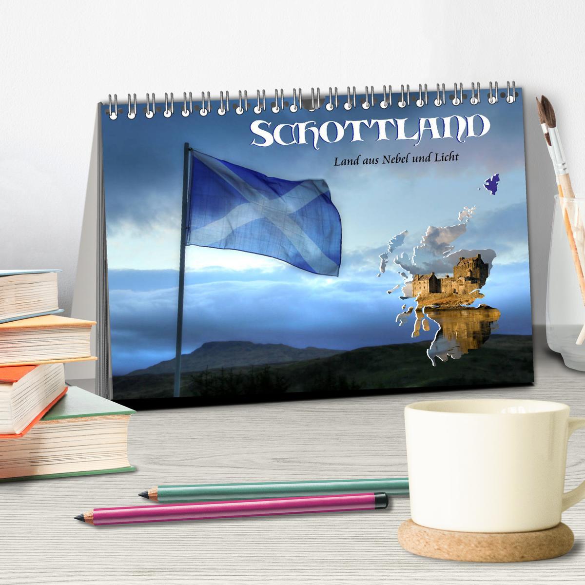 Bild: 9783435244331 | Schottland - Land aus Nebel und Licht (Tischkalender 2025 DIN A5...