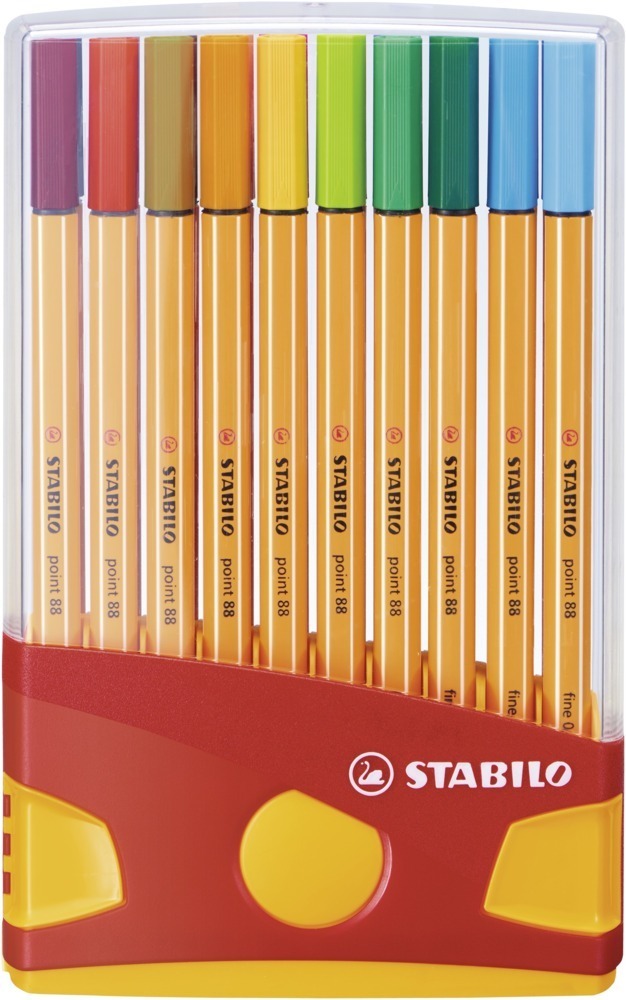 Cover: 4006381357135 | Fineliner - STABILO point 88 ColorParade - 20er Tischset in...