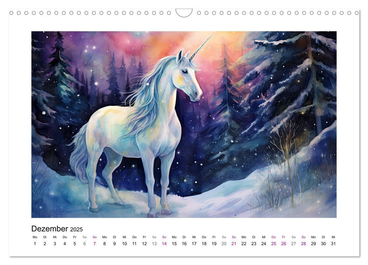 Bild: 9783383892738 | Geliebte Einhörner (Wandkalender 2025 DIN A3 quer), CALVENDO...