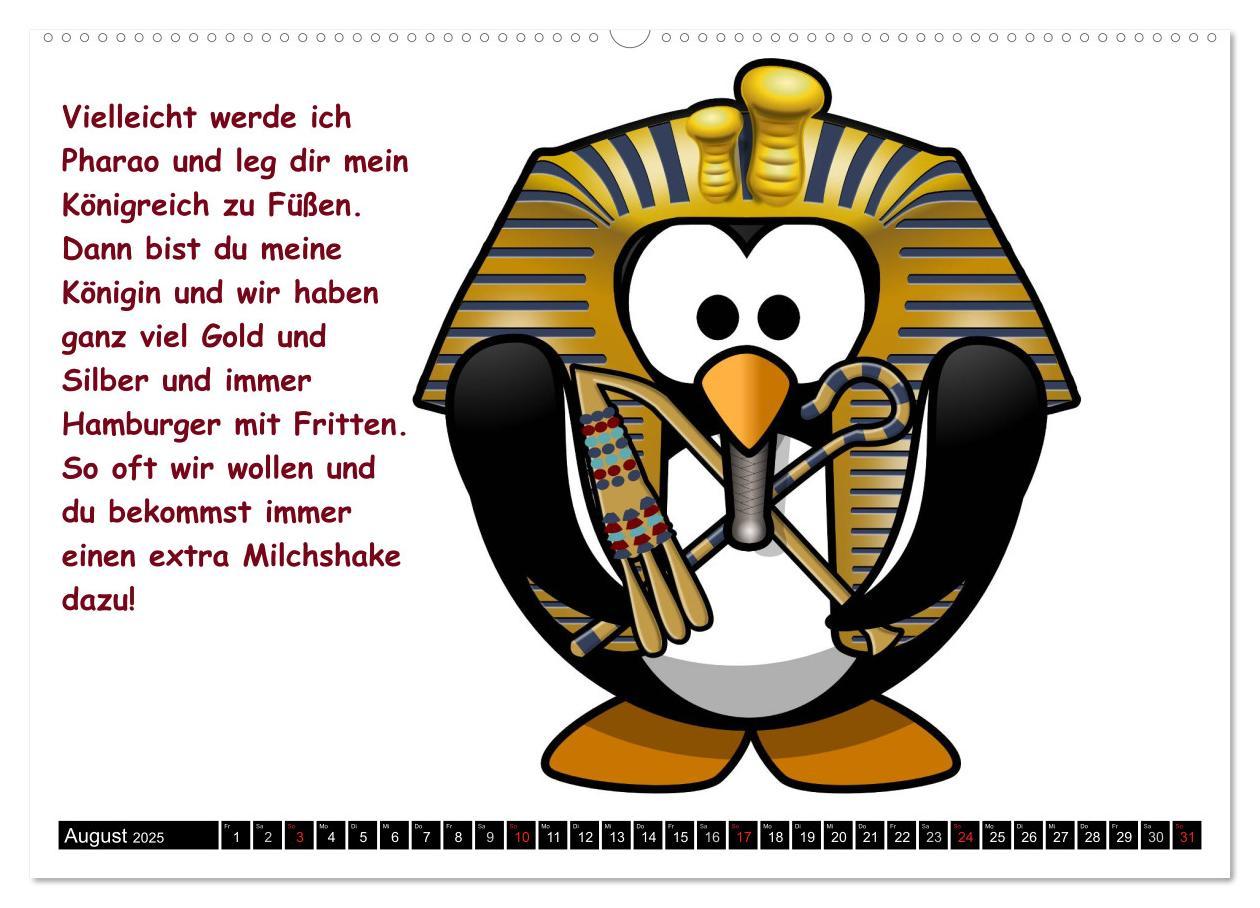 Bild: 9783435713028 | Pinguin-Elfe (hochwertiger Premium Wandkalender 2025 DIN A2 quer),...