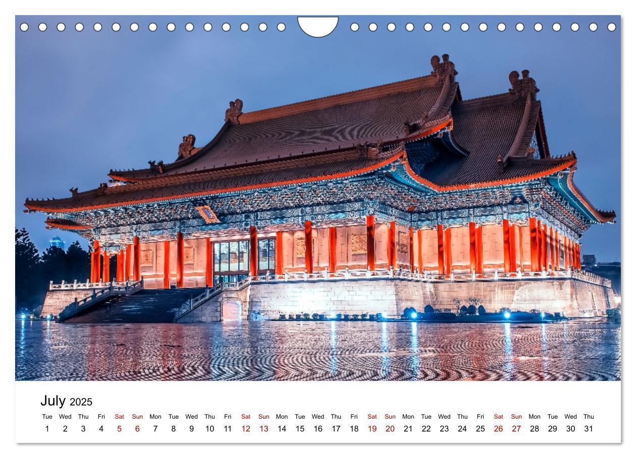 Bild: 9781325938186 | A Journey In Taipei (Wall Calendar 2025 DIN A4 landscape), CALVENDO...