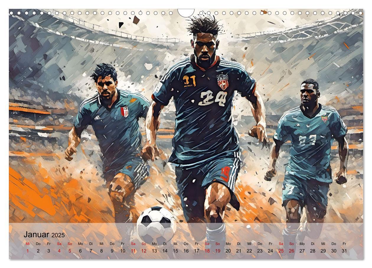 Bild: 9783457178843 | Fußball - Finale (Wandkalender 2025 DIN A3 quer), CALVENDO...