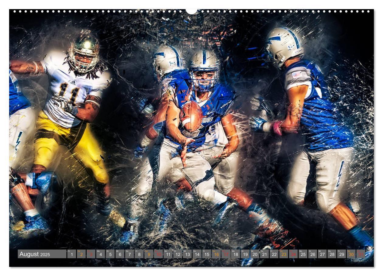 Bild: 9783435329304 | American Football - so cool (Wandkalender 2025 DIN A2 quer),...