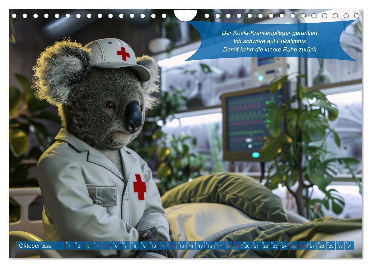 Bild: 9783457165218 | Tierisch lustige Krankenpfleger (Wandkalender 2025 DIN A4 quer),...