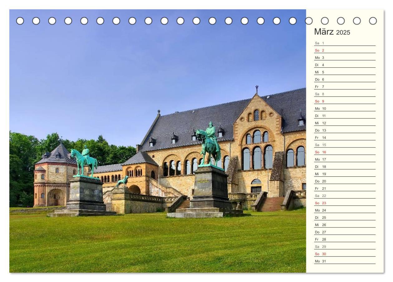 Bild: 9783435523559 | Goslar - Hanse- und Kaiserstadt im Harz (Tischkalender 2025 DIN A5...