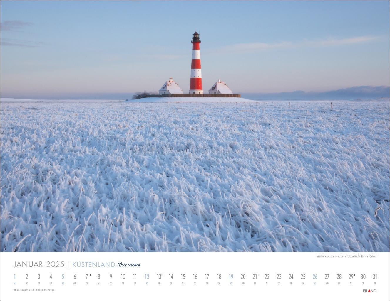 Bild: 9783964023513 | Küstenland Kalender 2025 - Meer erleben | Eiland | Kalender | 13 S.