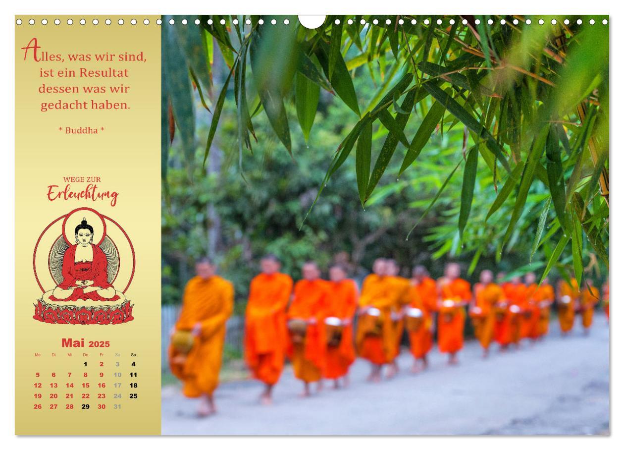 Bild: 9783383906947 | Buddhistische Weisheiten - Wege zur Erleuchtung (Wandkalender 2025...