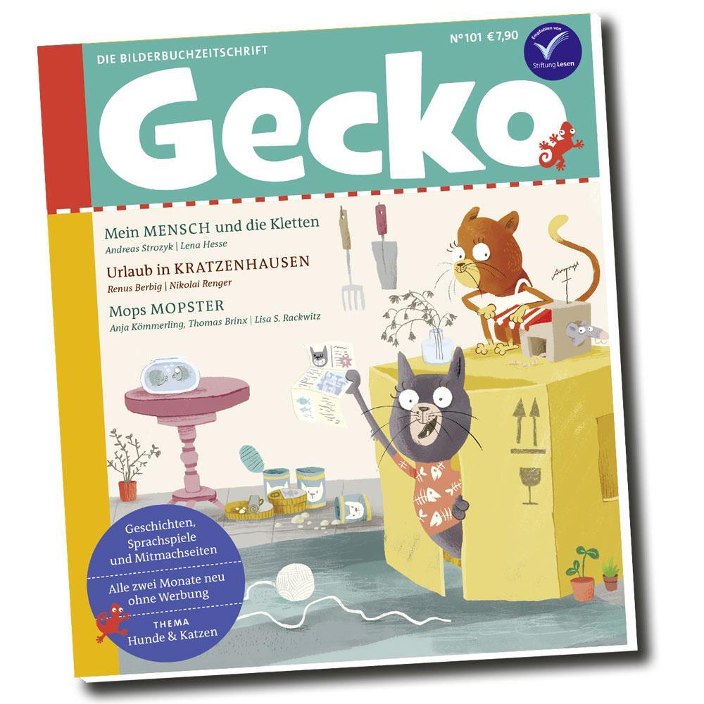 Cover: 9783911209007 | Gecko Kinderzeitschrift Band 101 | Thema: Hunde und Katzen | Buch