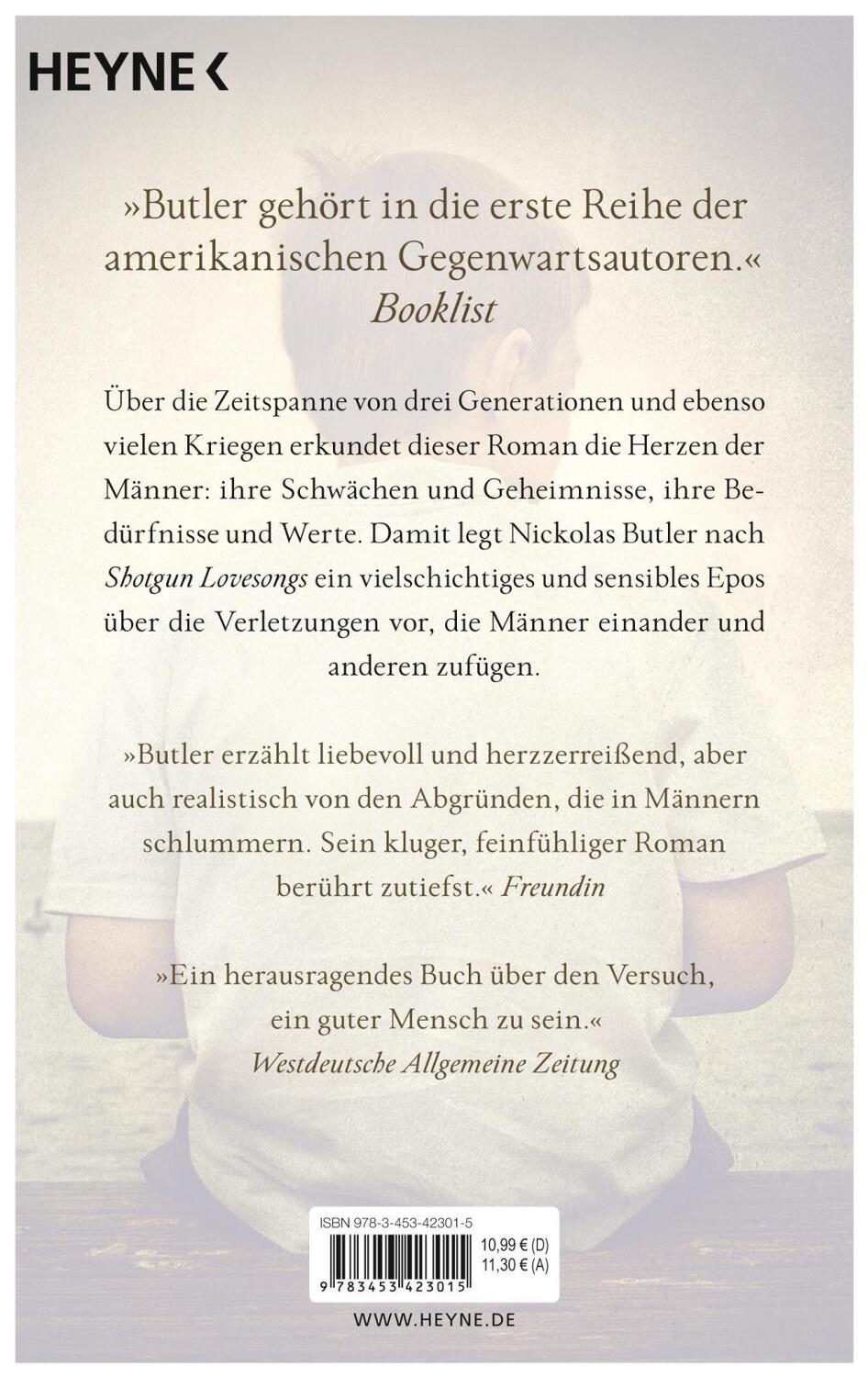 Bild: 9783453423015 | Die Herzen der Männer | Roman | Nickolas Butler | Taschenbuch | 2019