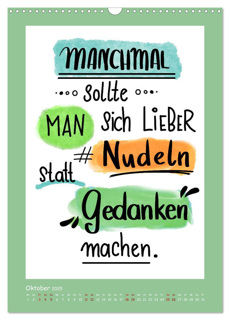 Bild: 9783435695560 | Nachgedacht-Sprüche und Zitate (Wandkalender 2025 DIN A3 hoch),...