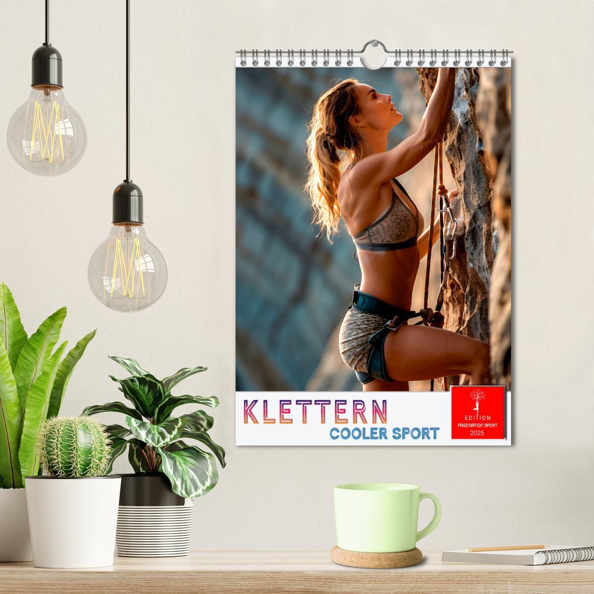 Bild: 9783457184080 | Klettern - cooler Sport (Wandkalender 2025 DIN A4 hoch), CALVENDO...