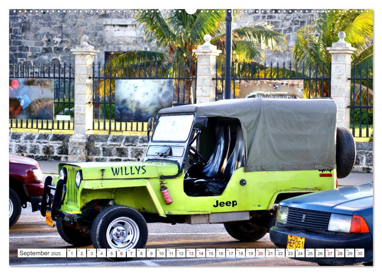 Bild: 9783383785030 | Willys Jeep - Eine amerikanische Legende auf Kuba (Wandkalender...