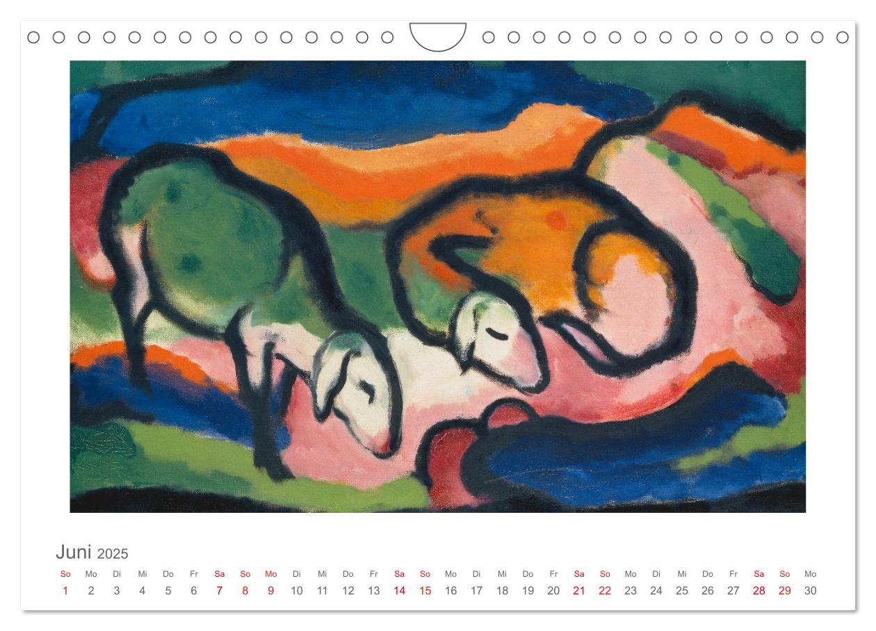 Bild: 9783435324965 | Franz Marc 2025 (Wandkalender 2025 DIN A4 quer), CALVENDO...