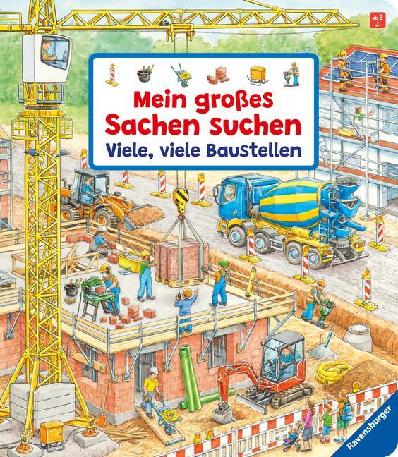 Cover: 9783473438945 | Mein großes Sachen suchen: Viele, viele Baustellen | Gernhäuser | Buch