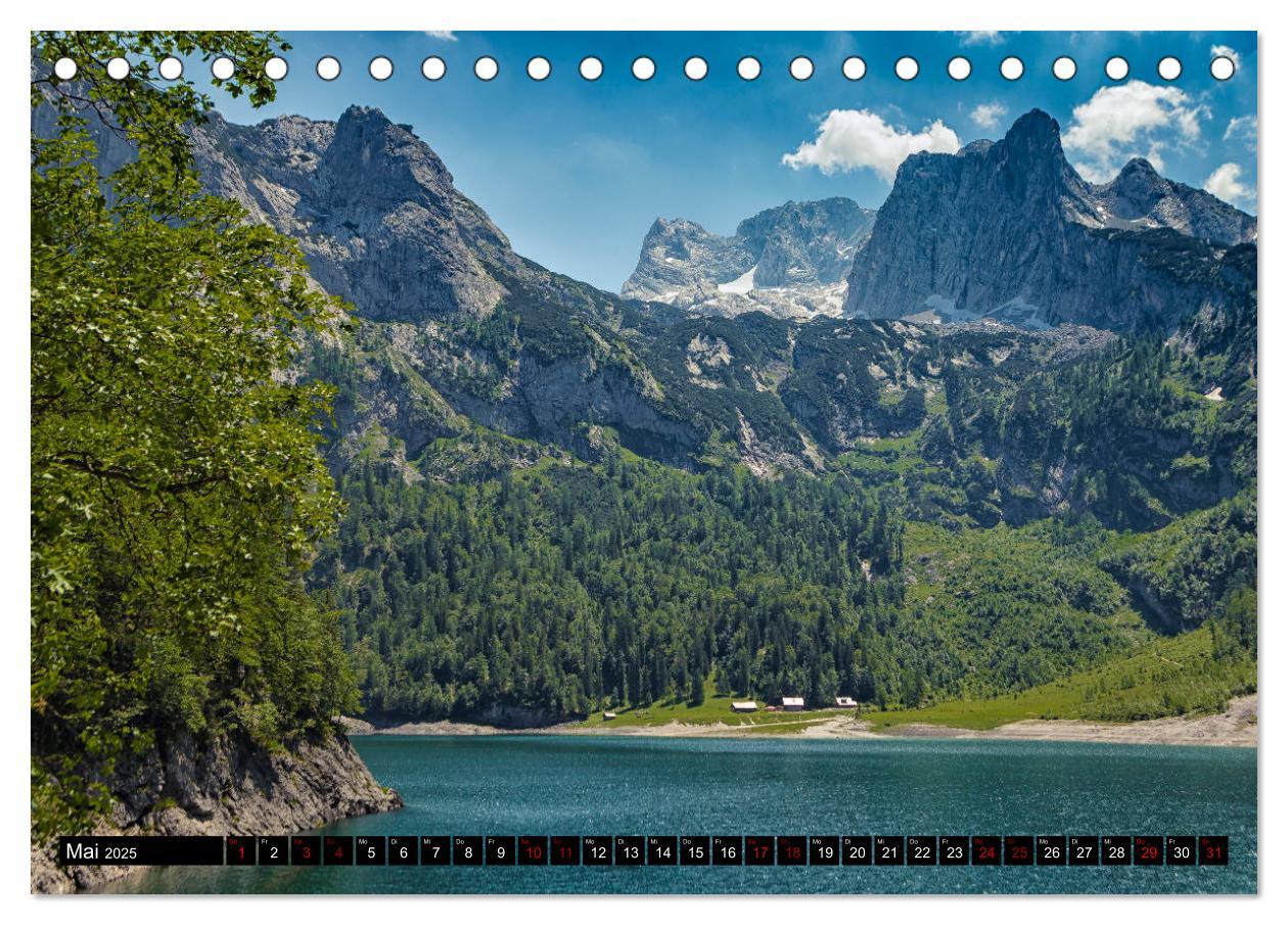 Bild: 9783435453375 | Seen - Berge - Salzkammergut (Tischkalender 2025 DIN A5 quer),...