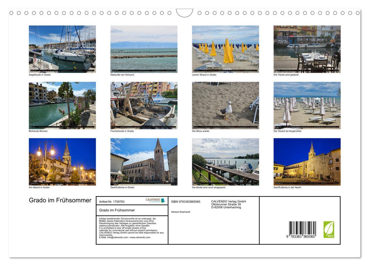 Bild: 9783383865060 | Grado im Frühsommer (Wandkalender 2025 DIN A3 quer), CALVENDO...