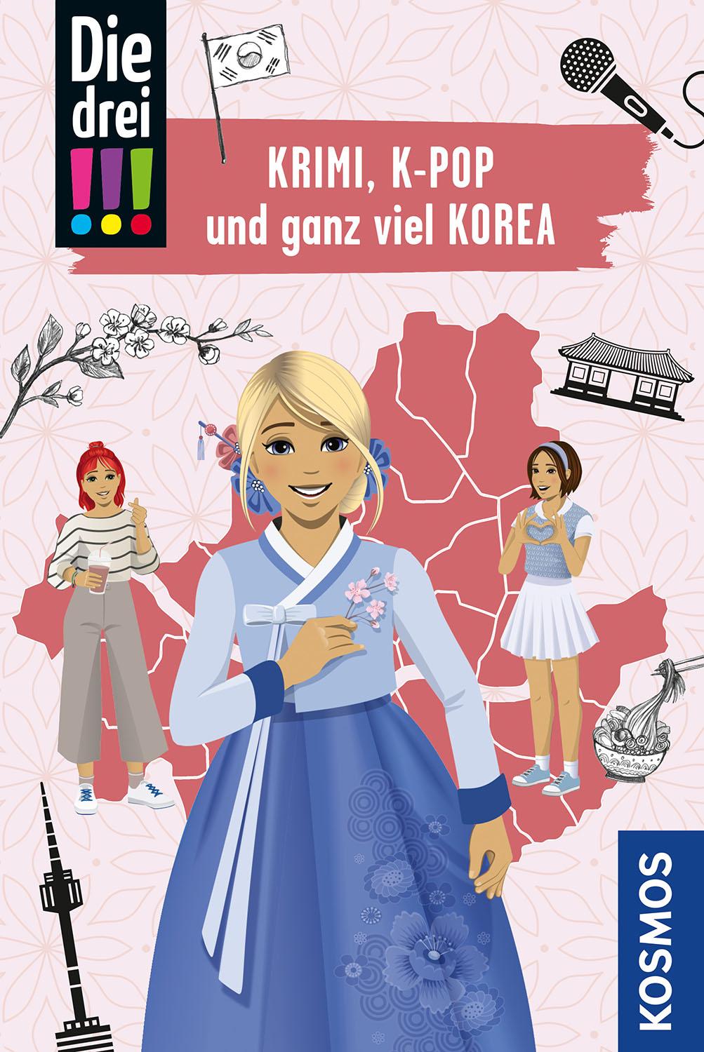 Cover: 9783440179598 | Die drei !!!, Krimi, K-Pop und ganz viel Korea | Anne Scheller | Buch