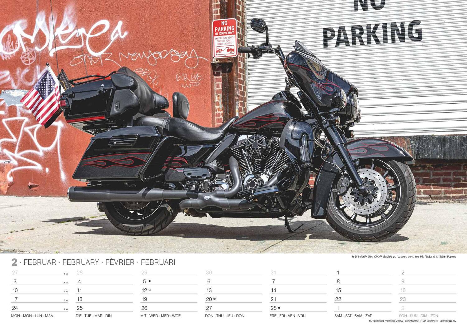 Bild: 4002725994240 | Harleys 2025 - Wand-Kalender - 42x29,7 - Motorrad | Wandkalender A3