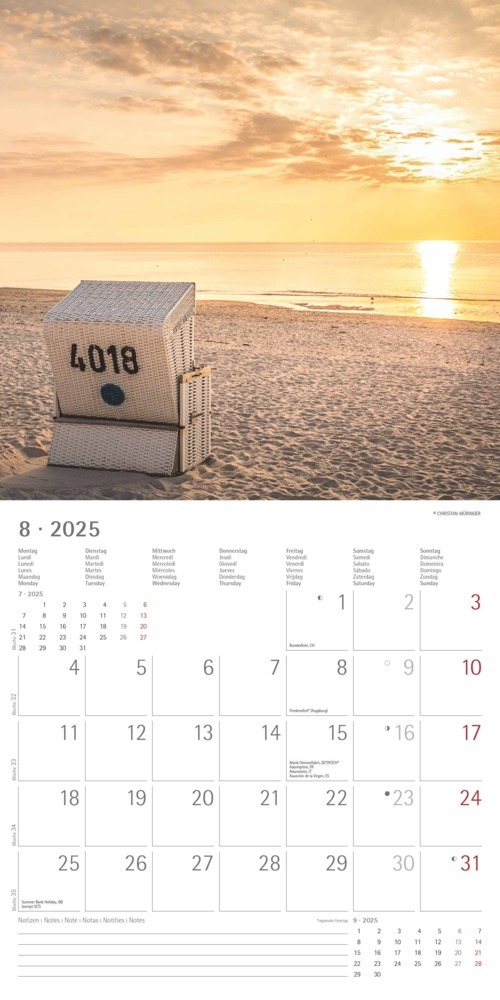 Bild: 4251732340889 | Alpha Edition - Seeblick 2025 Broschürenkalender, 30x30cm,...