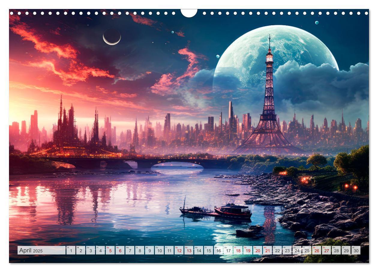 Bild: 9783383852428 | SCIENCE-FICTION Leben auf fernen Planeten (Wandkalender 2025 DIN A3...