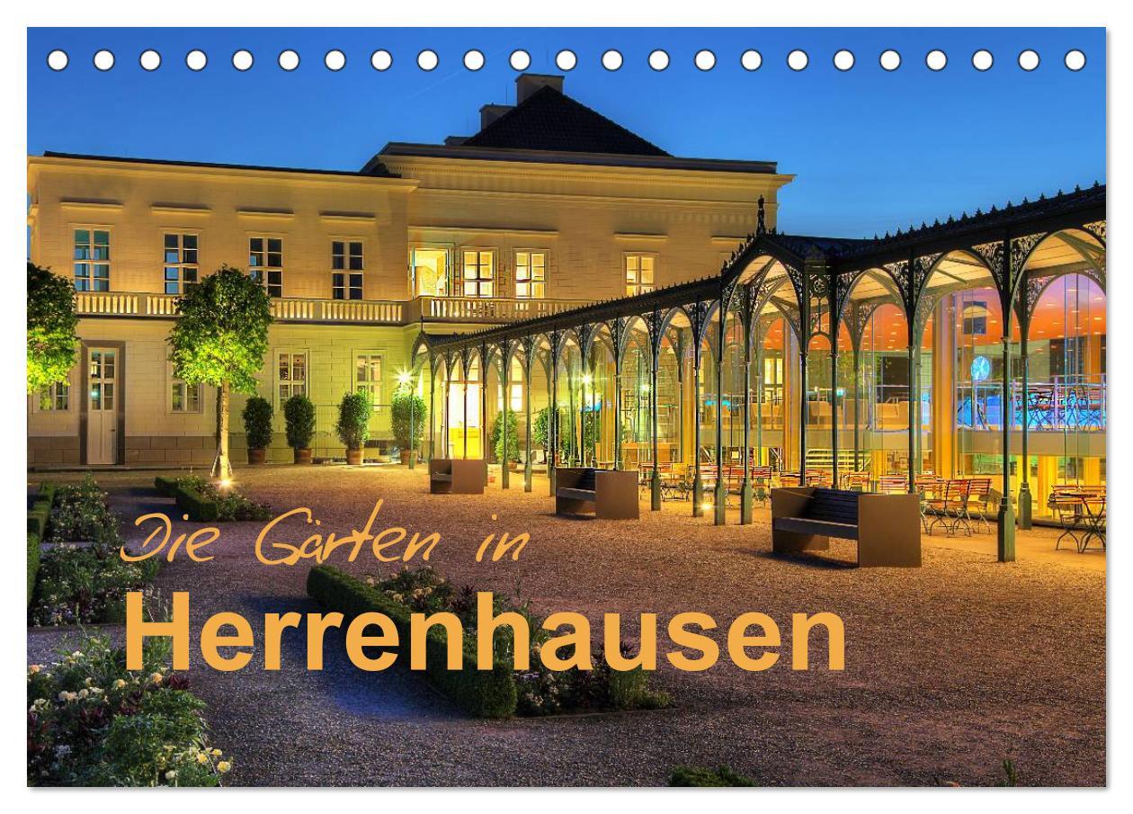 Cover: 9783435638857 | Die Gärten in Herrenhausen (Tischkalender 2025 DIN A5 quer),...