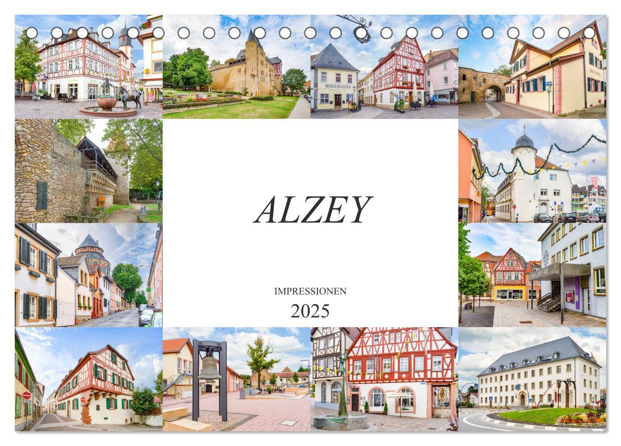 Cover: 9783435176076 | Alzey Impressionen (Tischkalender 2025 DIN A5 quer), CALVENDO...