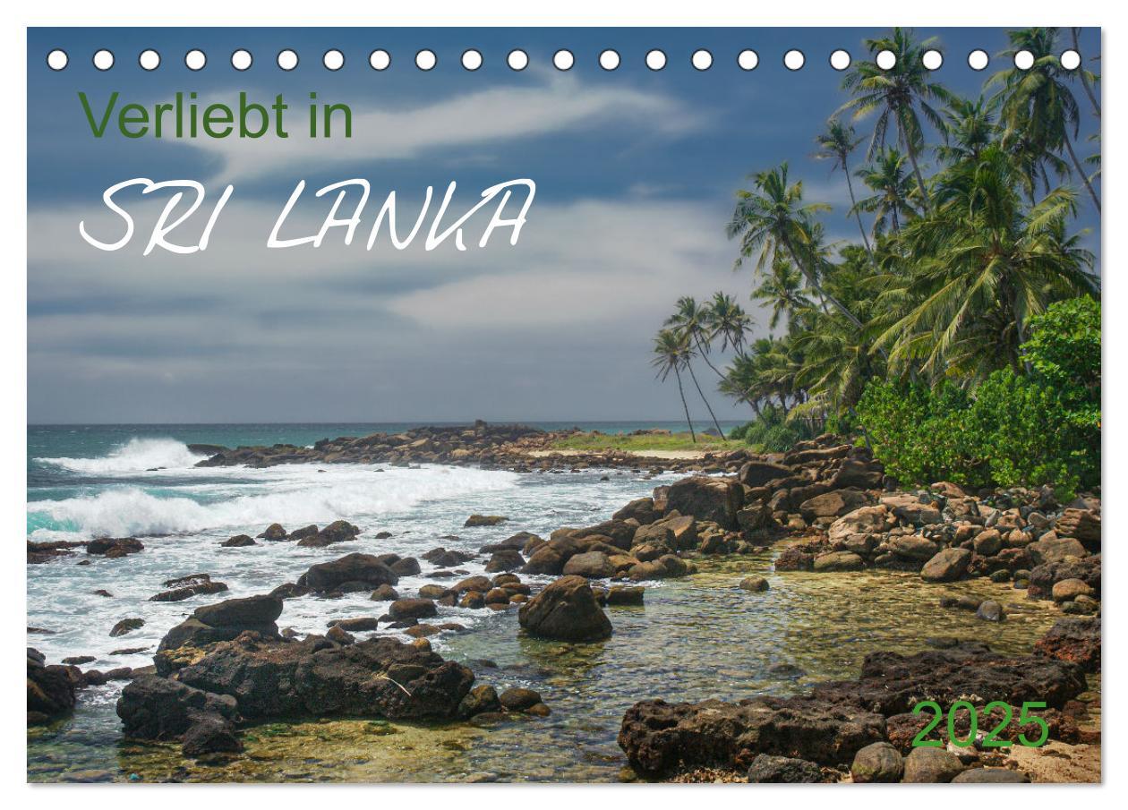 Cover: 9783457230794 | Verliebt in Sri Lanka (Tischkalender 2025 DIN A5 quer), CALVENDO...