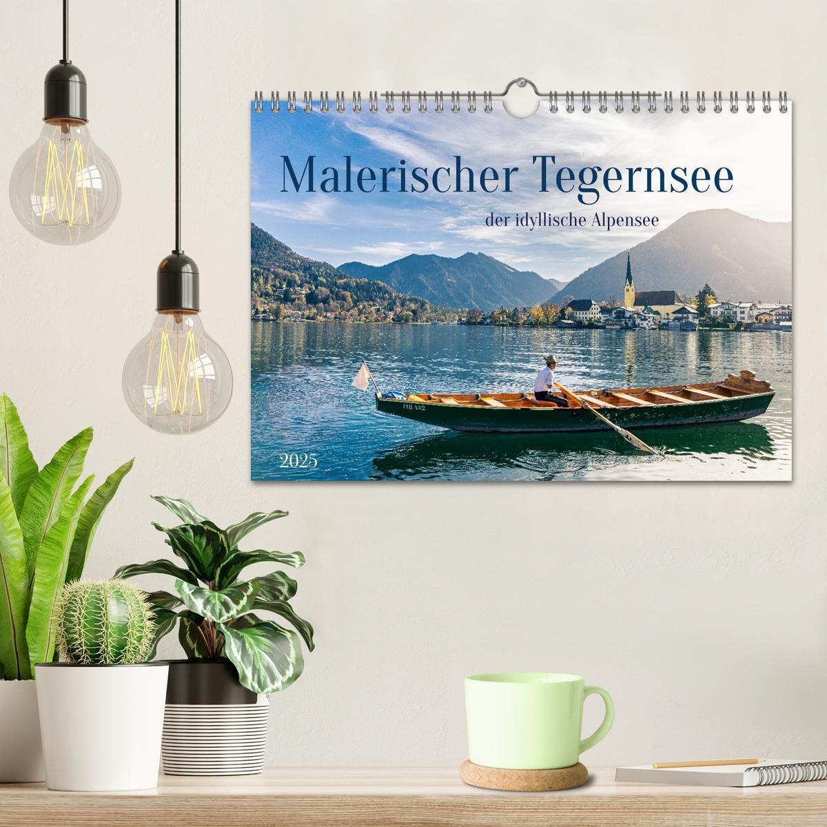 Bild: 9783383844478 | Malerischer Tegernsee (Wandkalender 2025 DIN A4 quer), CALVENDO...