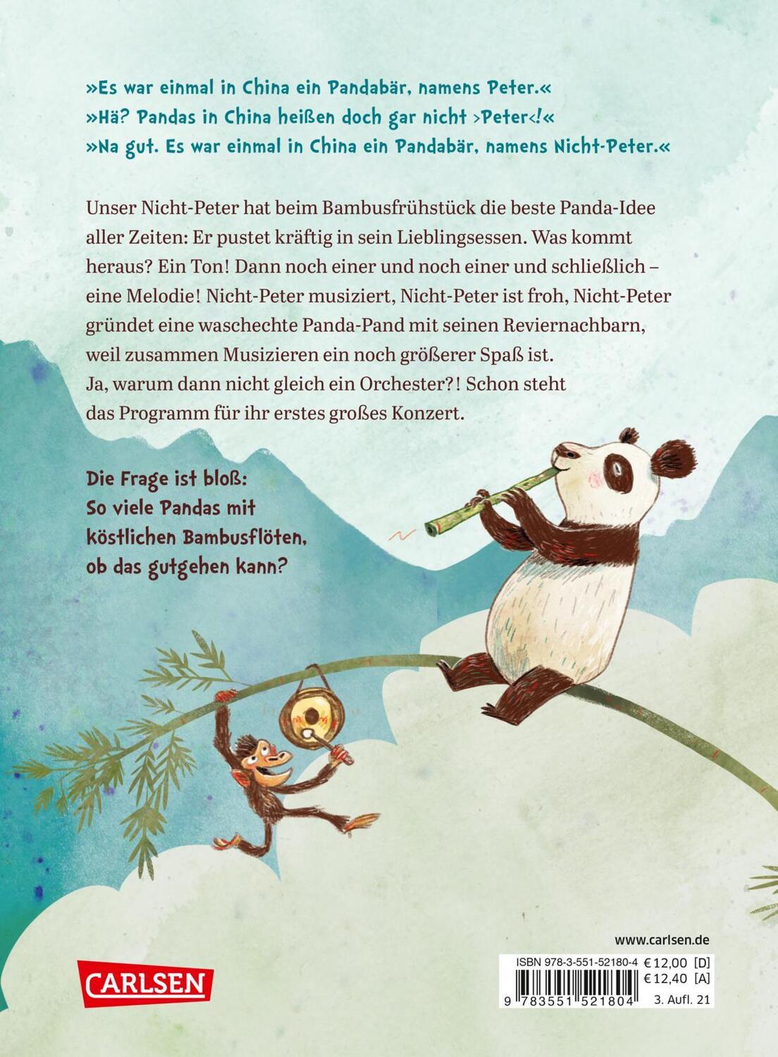 Rückseite: 9783551521804 | Panda-Pand | Sasa Stanisic | Buch | 80 S. | Deutsch | 2021