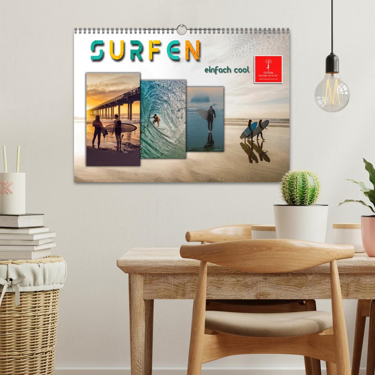 Bild: 9783383931208 | Surfen - einfach cool (Wandkalender 2025 DIN A3 quer), CALVENDO...