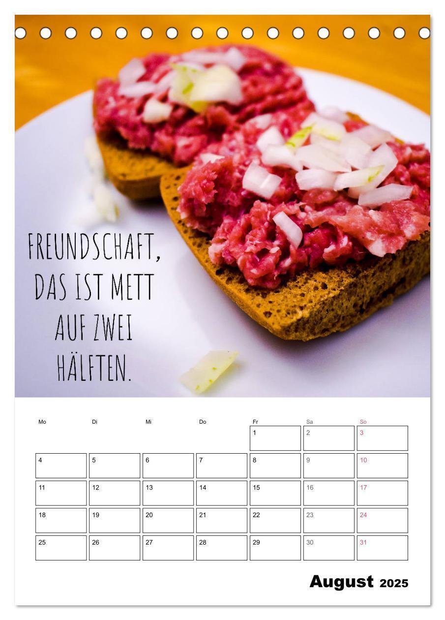 Bild: 9783435949434 | Mettkalender - Spread Some Mett. (Tischkalender 2025 DIN A5 hoch),...