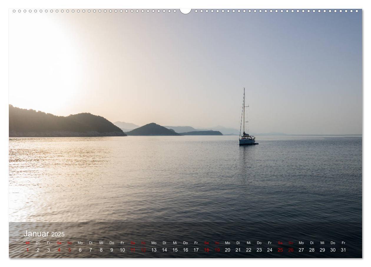 Bild: 9783435147687 | Segeln in Kroatien (Wandkalender 2025 DIN A2 quer), CALVENDO...