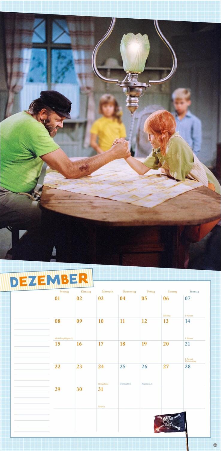 Bild: 9783756405527 | Pippi Langstrumpf Broschurkalender 2025 | Astrid Lindgren | Kalender