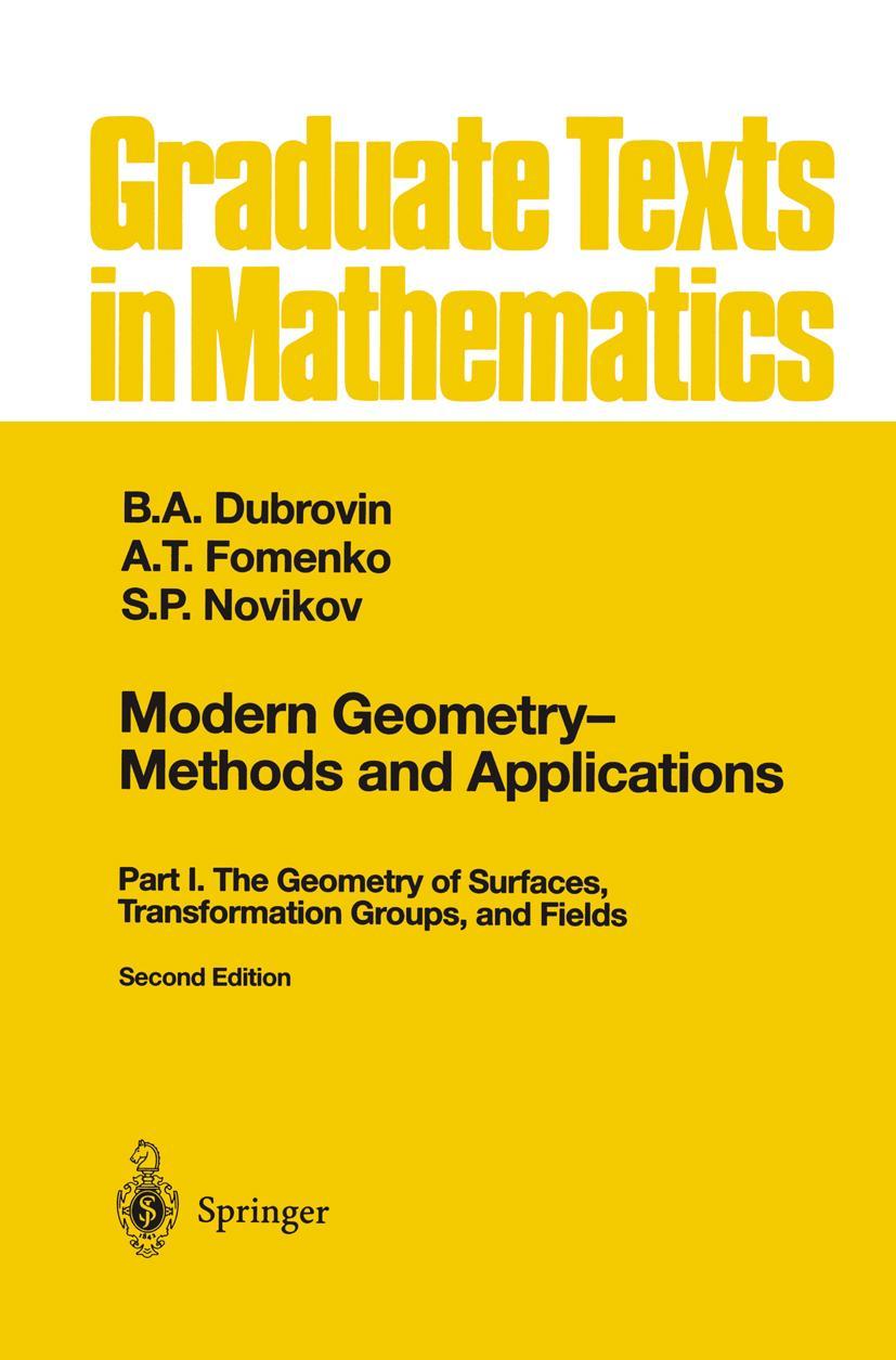 Cover: 9780387976631 | Modern Geometry - Methods and Applications | B. A. Dubrovin (u. a.)