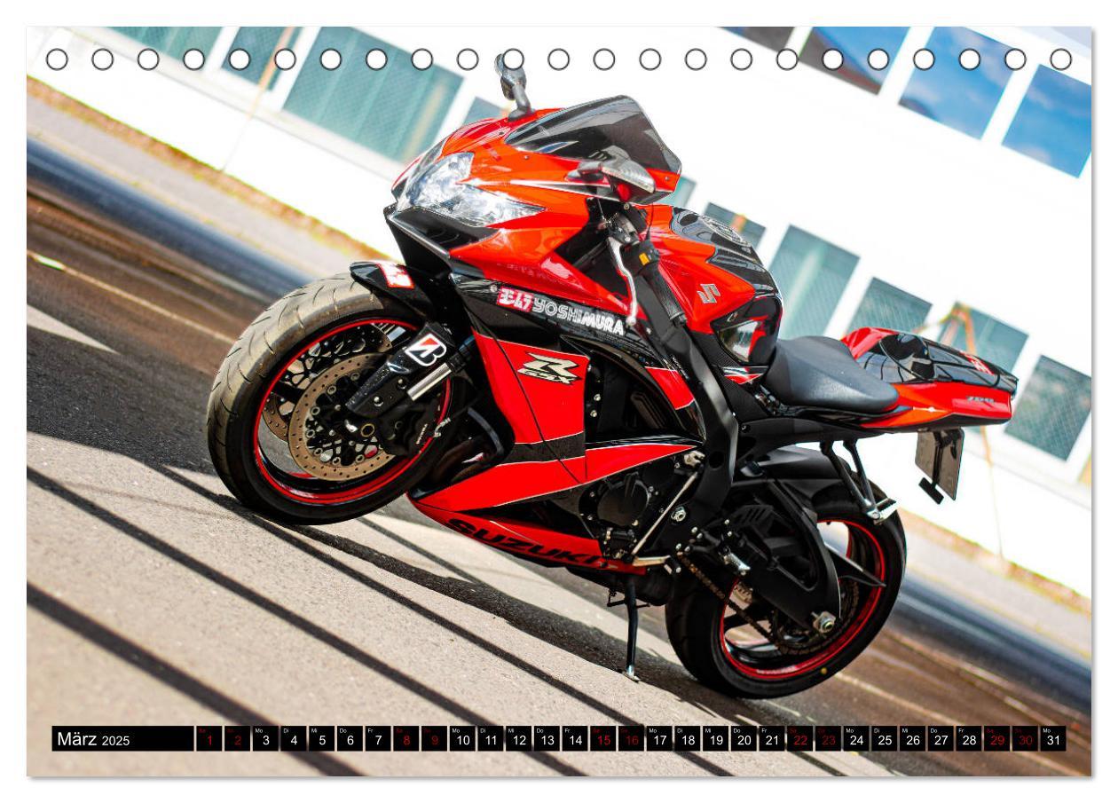 Bild: 9783435109050 | Yoshimura Gixxer Limited Edition (Tischkalender 2025 DIN A5 quer),...