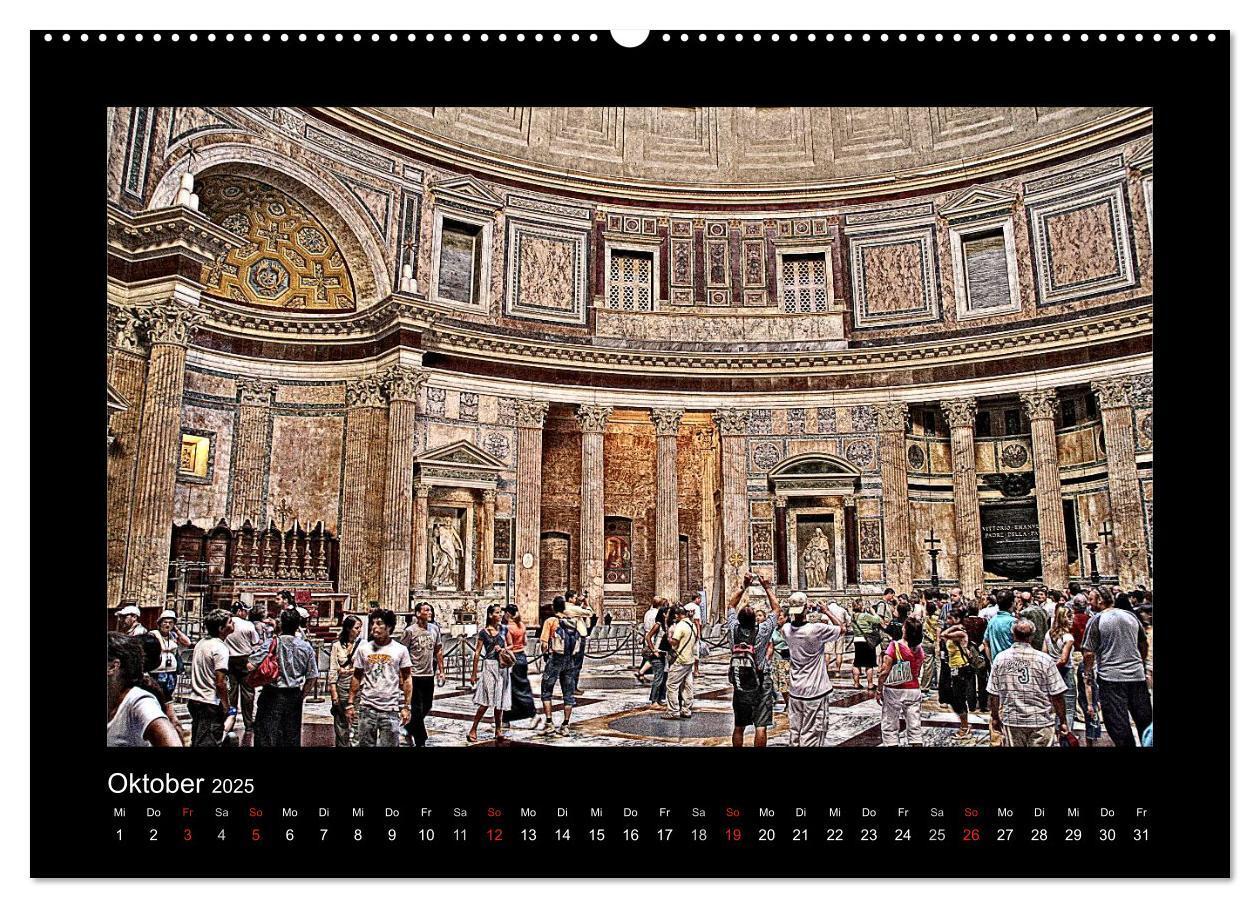 Bild: 9783435827121 | Roma (Wandkalender 2025 DIN A2 quer), CALVENDO Monatskalender | 2025