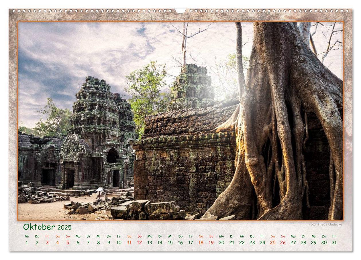 Bild: 9783435471119 | Kambodscha, Angkor Thom, Angkor Wat und Bayon (Wandkalender 2025...