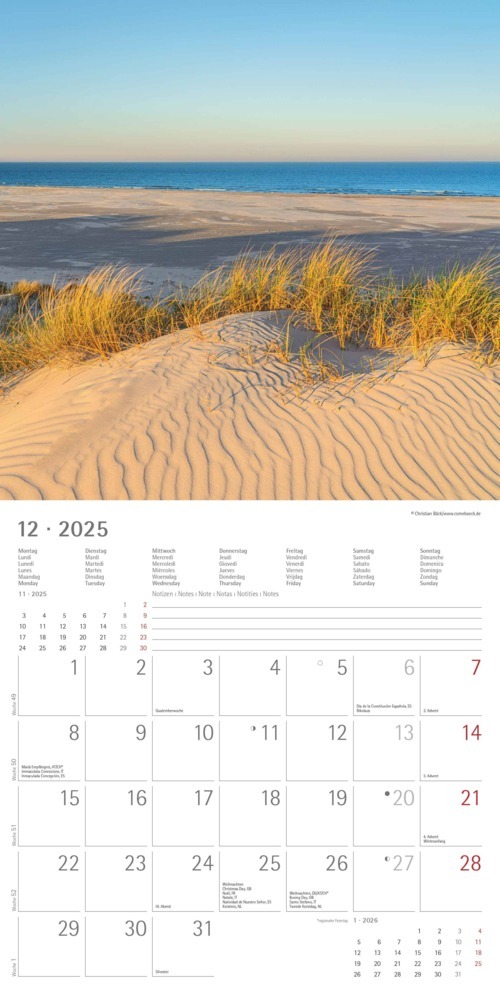 Bild: 4251732340889 | Alpha Edition - Seeblick 2025 Broschürenkalender, 30x30cm,...