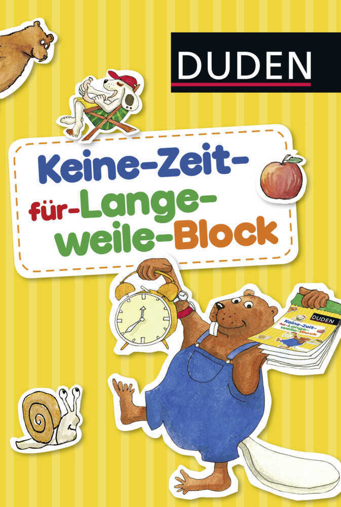 Cover: 9783737332354 | Duden: Keine-Zeit-für-Langeweile-Block | Holzwarth-Raether (u. a.)