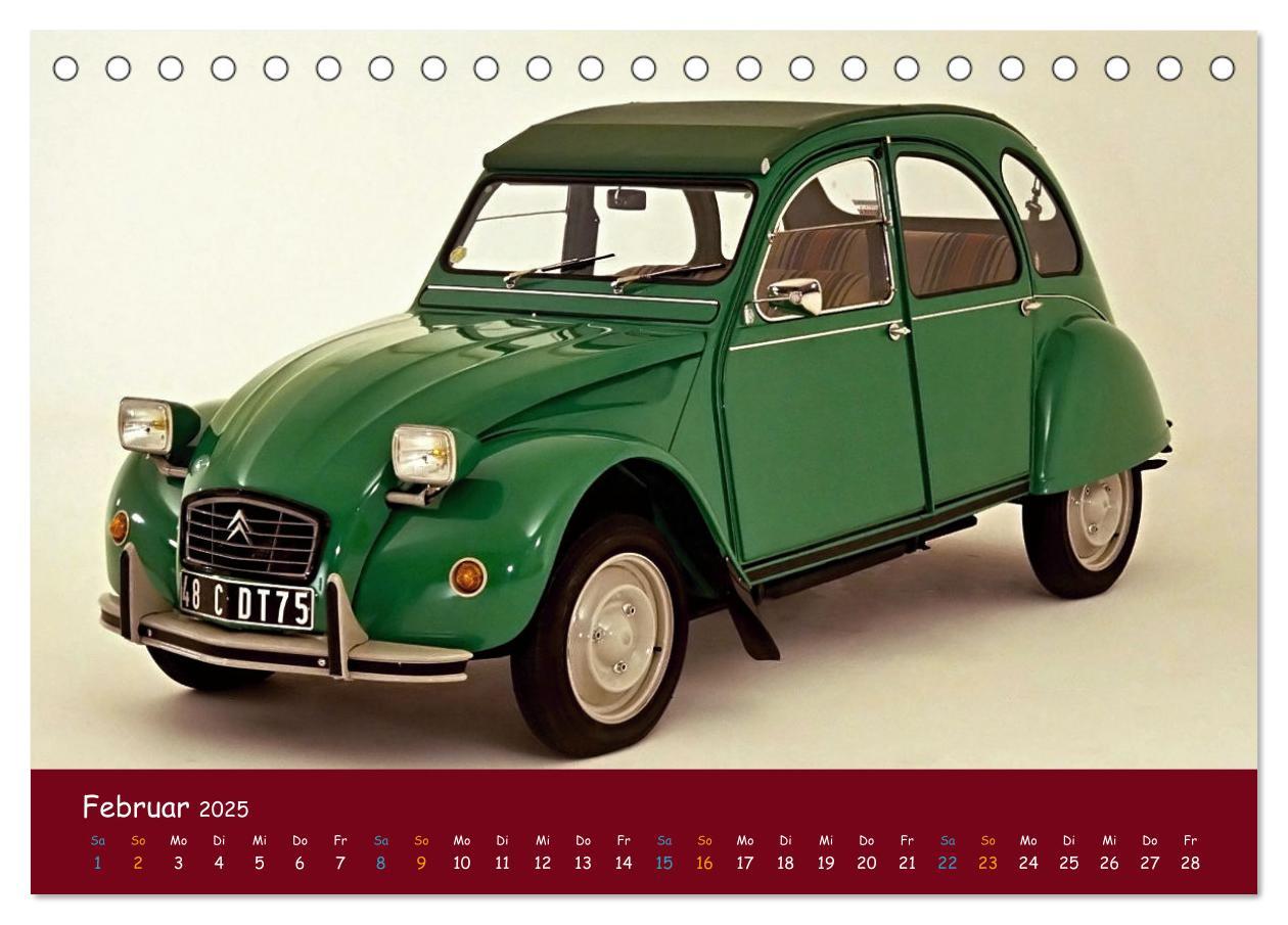 Bild: 9783383947582 | Citroen 2 CV Kult um die Ente (Tischkalender 2025 DIN A5 quer),...