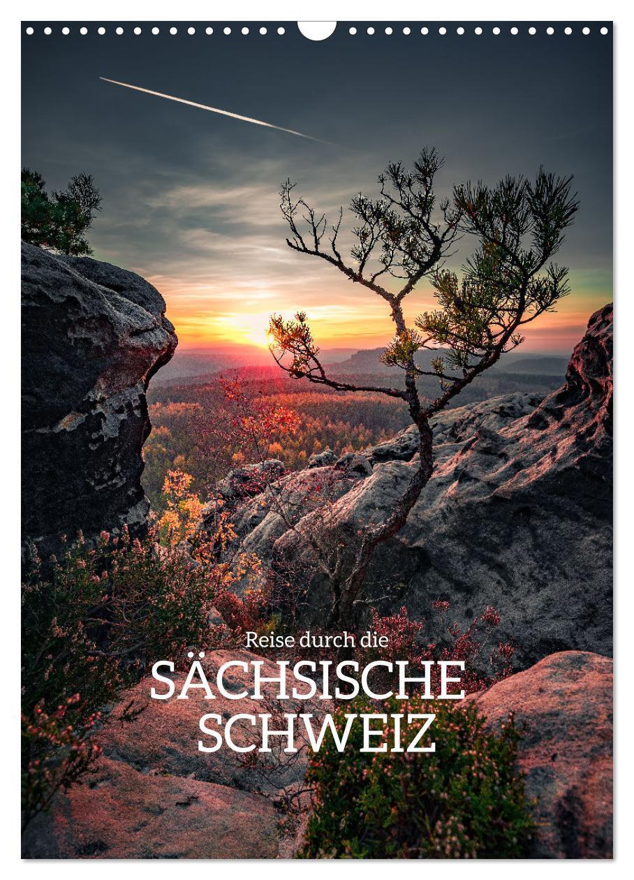 Cover: 9783435858538 | Reise durch die Sächsische Schweiz (Wandkalender 2025 DIN A3 hoch),...