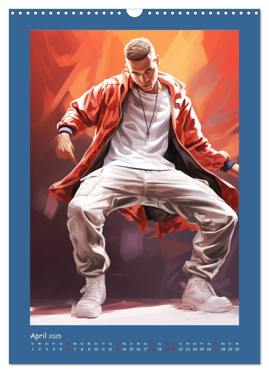 Bild: 9783435863518 | Urban Dancer. Streetstyle-Szene-Illustrationen (Wandkalender 2025...