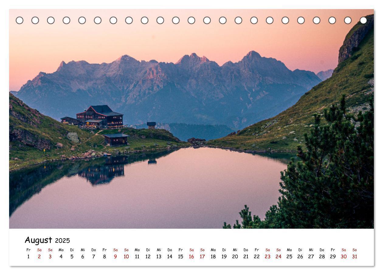 Bild: 9783435007356 | Schönste Berge der Alpen (Tischkalender 2025 DIN A5 quer), CALVENDO...